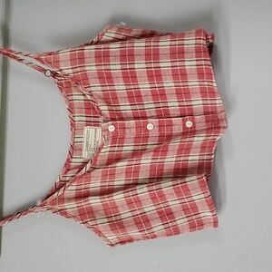 CURRENT ELLIOT CROPPED TANK W/ADJ.STRAPS SZ 2